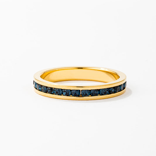 Tessa Montana Blue Crystal Eternity Band