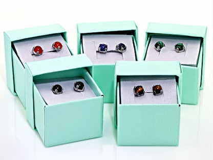 Black Onyx Stud Earrings
