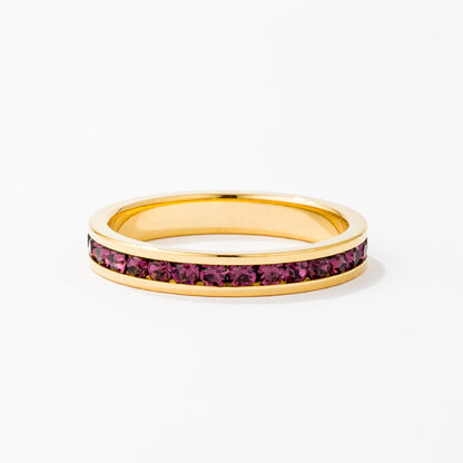Tessa Amethyst Crystal Eternity Band