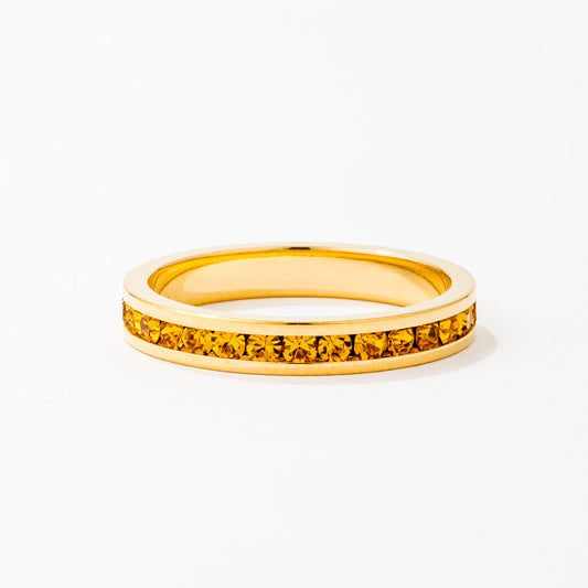 Tessa Topaz Crystal Eternity Band
