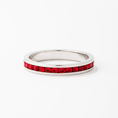 Tessa Ruby Crystal Eternity Band